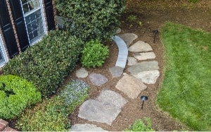 Stone walkway